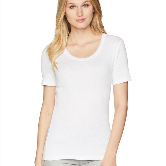 Nwot Michael Stars Shine Scoop Neck Tee 
